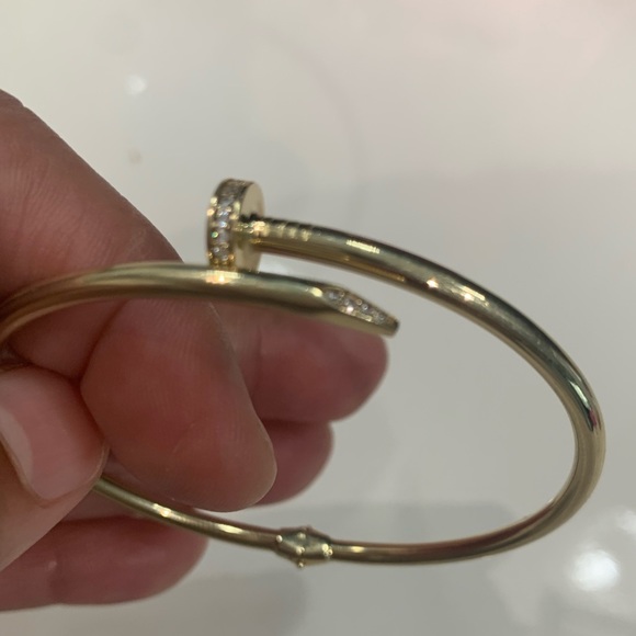 14k PULCERA TALLA 16 COMPLETA MENTE ORO BRASALET - Picture 11 of 12